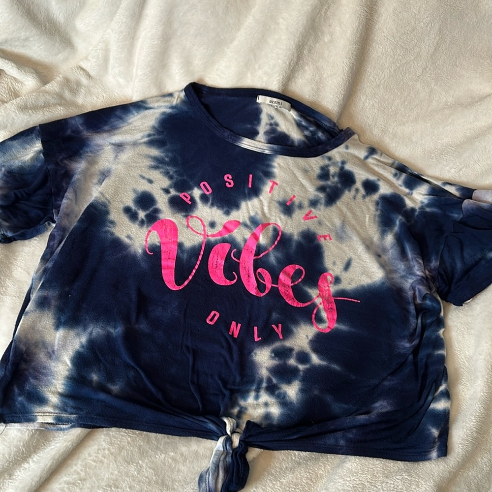 Tie-dye light weight stretchy oversized t-shirt